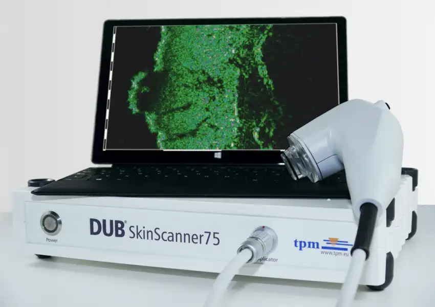 DUB SkinScanner with tablet online.